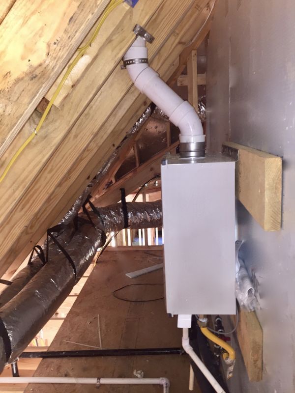 Tankless Water Heater detail